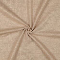 Muslin fine glitter dots - beige