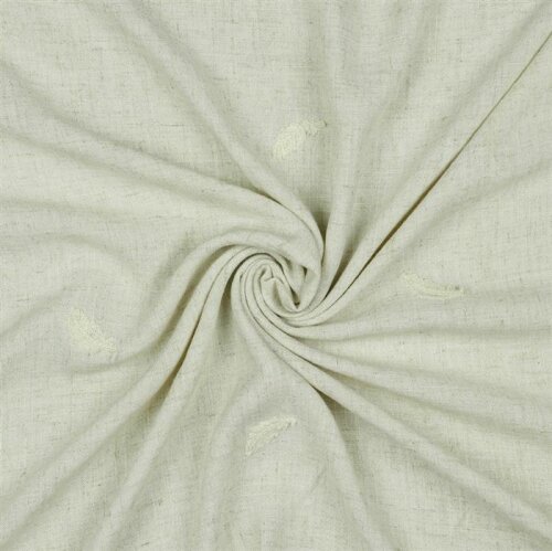 LINEN embroidered