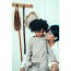 Muslin MELANGE - taupe melange