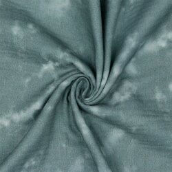 Muslin Digital TIE DYE - steengrijs/grijs