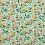 Muslin Digital Fruits & Flowers - vert tendre