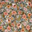 Muslin Digital Flowers - taupe