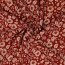 Muslin flowers - stone red