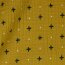 Muslin Crosses & Dots - ochre