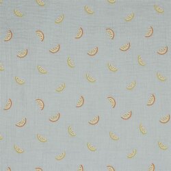 Muslin Organic Melon Pieces - light grey