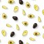 Plátno Digital Avocado - bílé