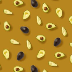 Canvas Digital Avocado - ochre