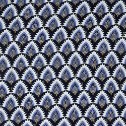 Viscose lurex BOHEMIAN - dark blue