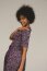 Viscose jersey digital paisley - brown