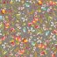 Viscose jersey digital spring flowers - stone grey
