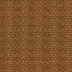 Cotton poplin graphic circles - fawn brown