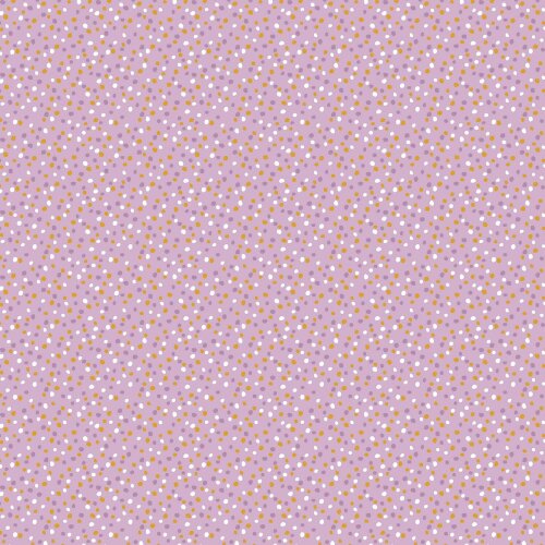 Popeline de coton à pois - violet clair