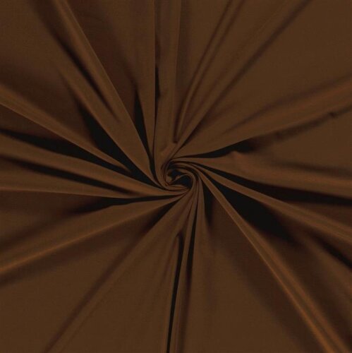 Jersey di cotone *Marie* - marrone cioccolato