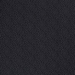 Muslin small polka dots - dark blue