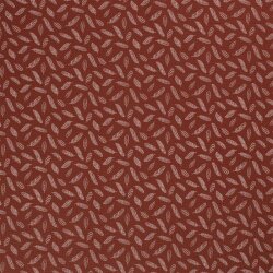 Muslin feathers - brick red