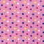 French-Terry grosse bunte Punkte - hellpink
