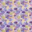 French terry wild honeycombs and star lilac
