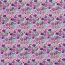 French Terry wilde Waben und Sterne - hellpink
