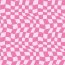 Jersey di cotone a quadri distorti rosa chiaro