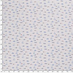 Cotton jersey watercraft light grey