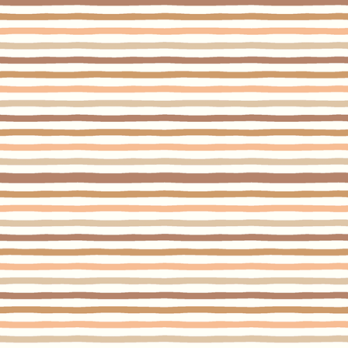 Cotton jersey stripes dark sand