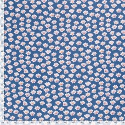 Cotton jersey shells indigo blue