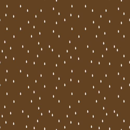 Gocce di pioggia in jersey di cotone marrone
