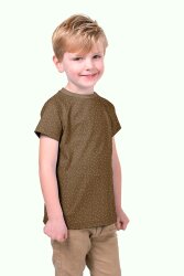 Cotton jersey raindrops brown