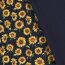 Softshell Digital Sunflowers - donkerblauw