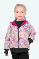 Softshell Digital Pastel Tie Dye - rosa