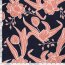 Viscose Poplin Flowers - Pink