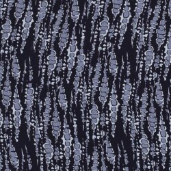 Crêpe viscose avec motif - bleu foncé
