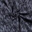 Viscose crepe with pattern - dark blue