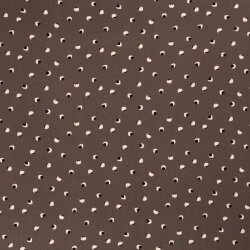 Crêpe viscose - brune
