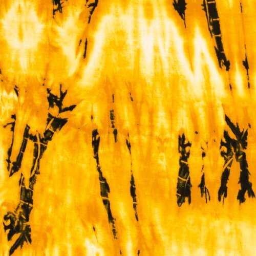 Maglia in viscosa con motivo - giallo
