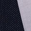 Puntos de jersey de crepe viscosa - azul oscuro