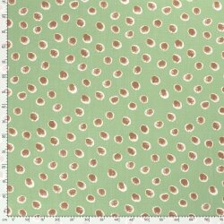 Viskose Jersey Punkte - grün