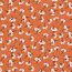 Flores jersey de viscosa - naranja