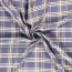 Viskose Jersey Kariert - babyblau