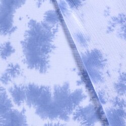 Bleu Batik Tie-Dye Tie-Dye en mousseline