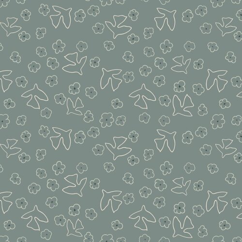 Year-round sweat birds - dark mint