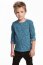 Pirati in jersey di cotone - blu denim