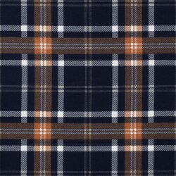FLANNEL PLAID - navy blue/red