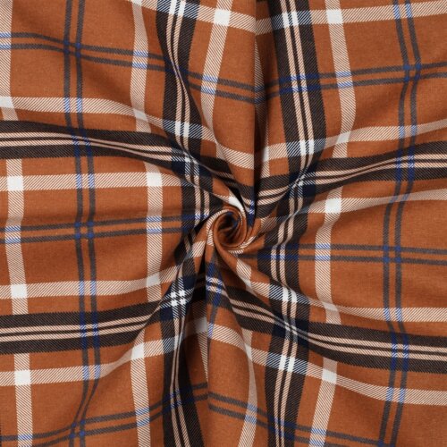 FLANNEL PLAID - ruggine leggera