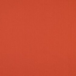 Popeline di cotone Bio~Organico - Rosso Pietra
