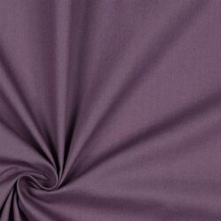 Popeline de coton Bio~Biologique - violet