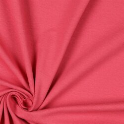 Jersey de algodón orgánico *Gerda* - rosa coral
