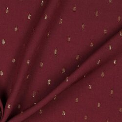 Viscose lurex - dark burgundy