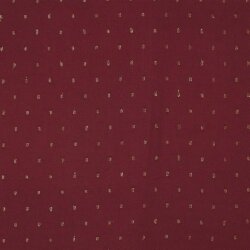 Viscose lurex - dark burgundy