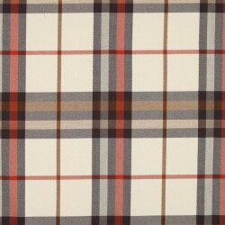 TARTAN CHECK - sand/BROWN/ORANGE